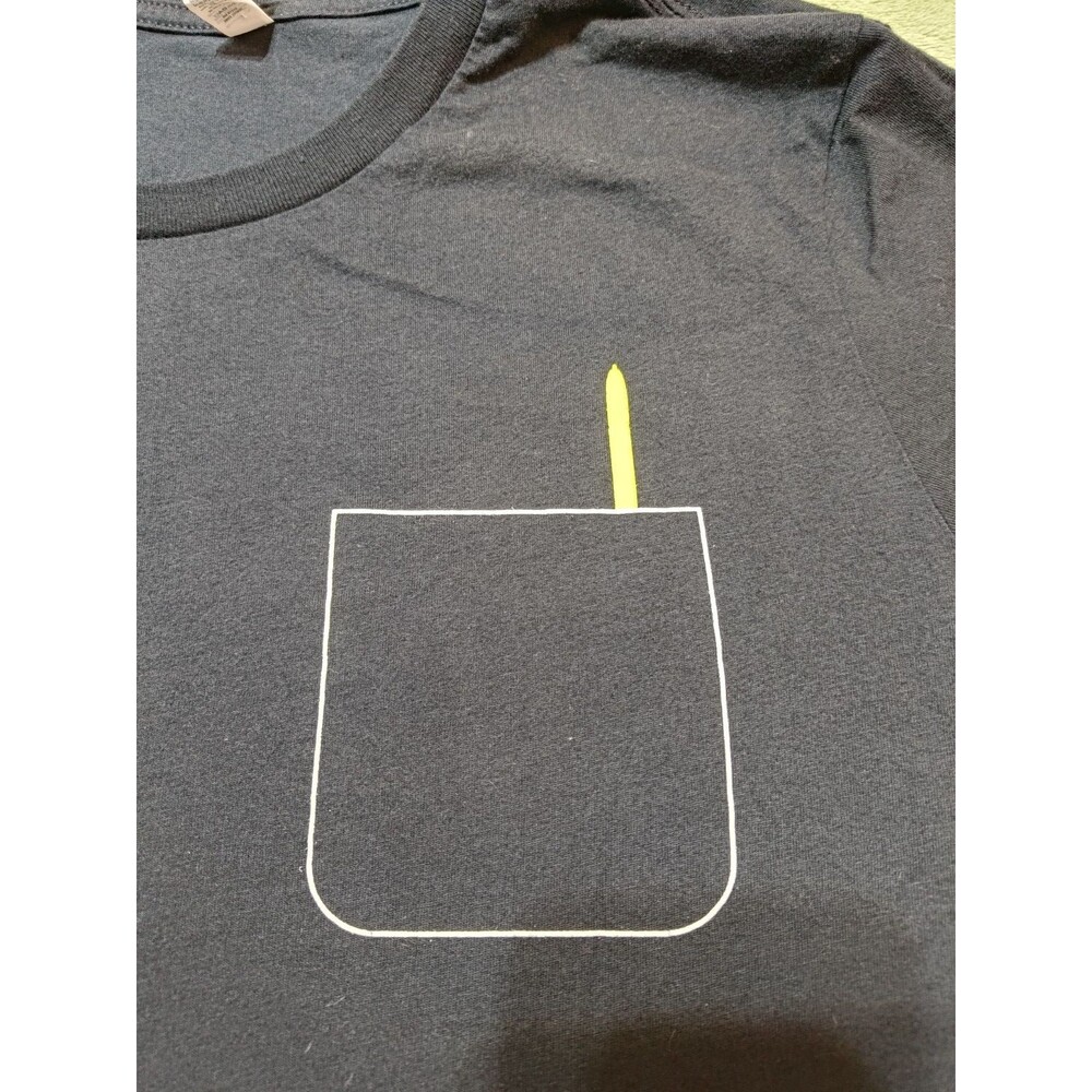 Vtg Samsung Galaxy Note 9 Shirt Mens XL Black Pocket Graphic Tech S-Pen Promo - Picture 6 of 10